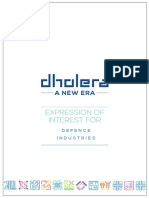 Expression of Interest For Setting Up Defence Industry in Dholera PDF