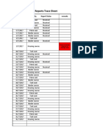 Asphalt & Soil Density Report Trace Sheet