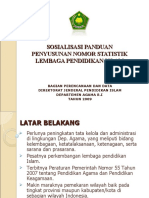 Bahan Sosialisasi Panduan Nomor Statistik