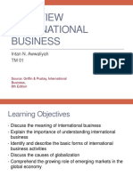 OVERVIEW OF INTERNATIONAL BUSINESS ACTIVITIES