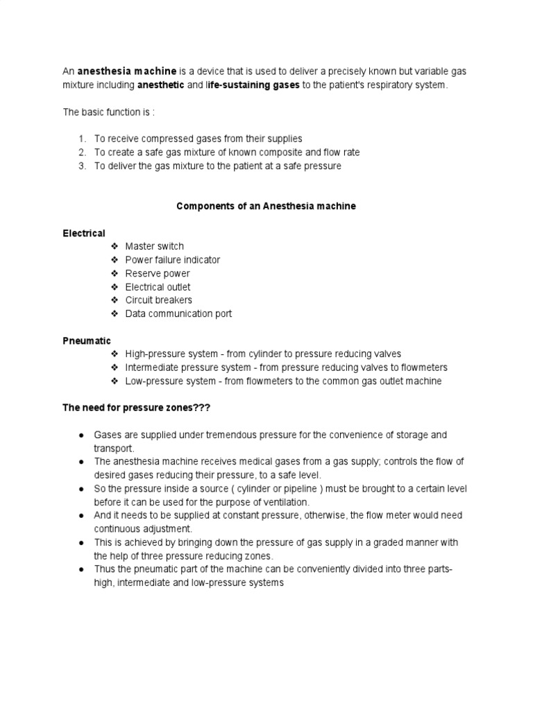 An Overview of the Components, Functions, and Safety Features of an