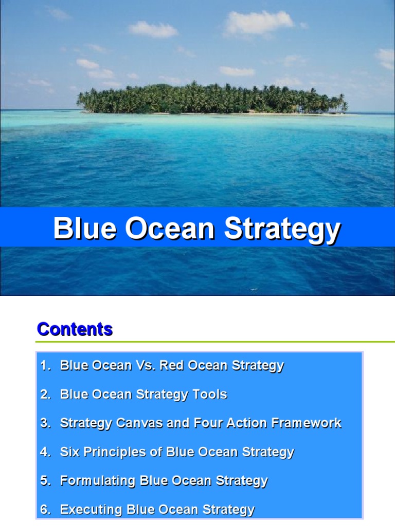 Blue Ocean Strategy PDF Business Market (Economics)