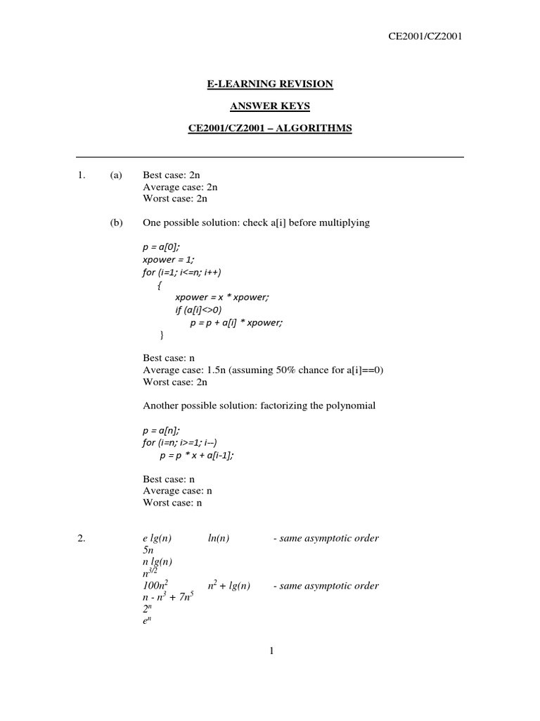 ELearning Answer PDF PDF Mathematical Logic Discrete Mathematics