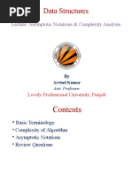 Asymptotic Notations and Complexity Analysis