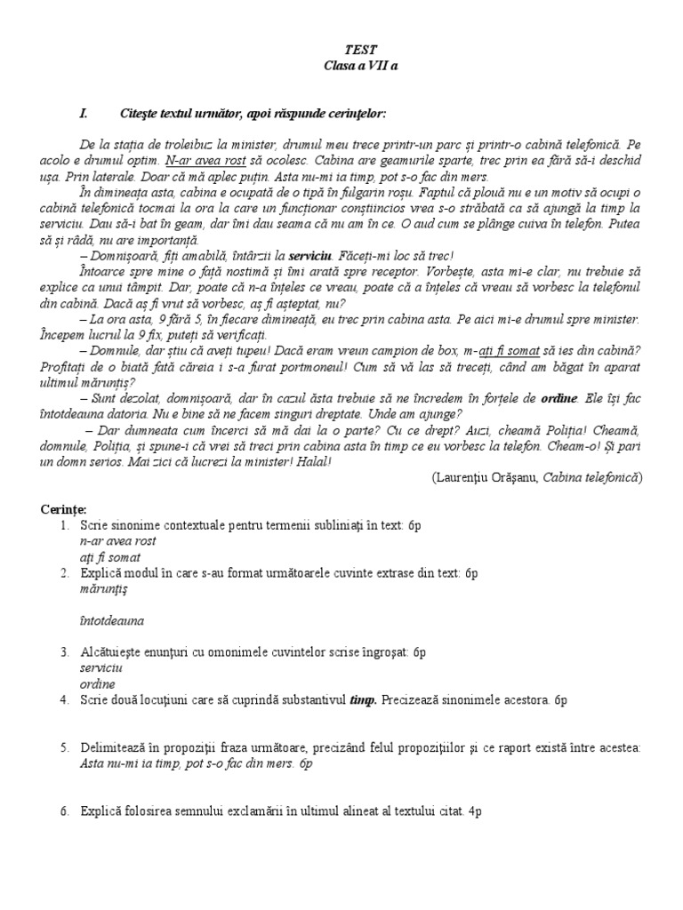 Test 7, Unit.1 | PDF