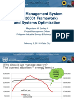 Energy Management System (ISO 50001 Framework) and Systems Optimization
