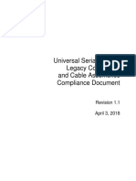 Universal Serial Bus 3.1 Legacy Connectors and Cable Assemblies Compliance Document