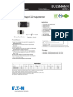 Transient Voltage ESD Suppressor: Technical Data DS4072