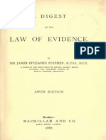 A Digest of The Law of Evidence PDF