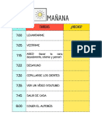 Horario Mañana PDF