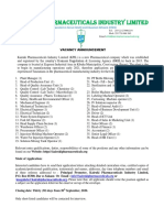 KPIL Job Opportunity FINAL 1 GENERAL ADVERT 28TH AUGUST 2020 PDF