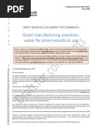 QAS20 842 GMP Water For Pharmaceutical Use