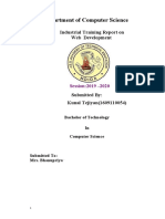 Kunal Internship Report