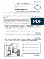 Devoir 1 Modele 6 Si 2 Bac SM B Semestre 1