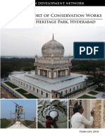 Pictorial Report of Conservation Works: Qutb Shahi Heritage Park, Hyderabad