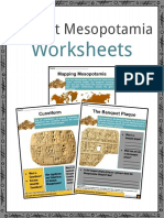 Sample Ancient Mesopotamia Worksheets