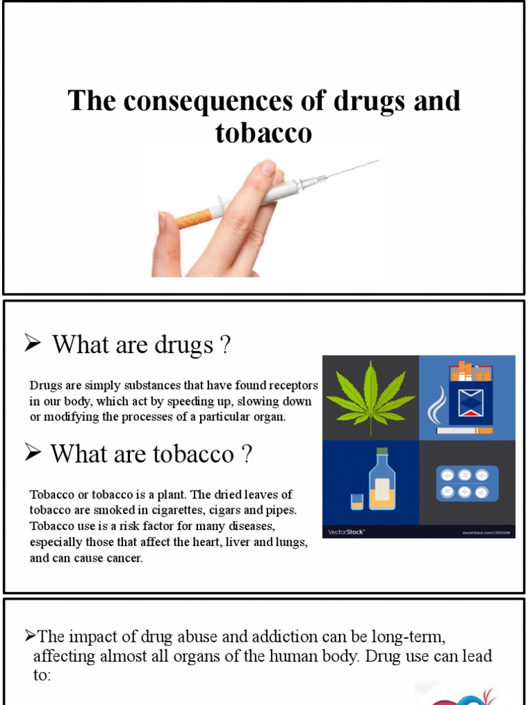 The Consequences of Drugs and Tobacco | PDF