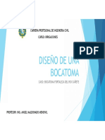 Diseño de Una Bocatoma PDF
