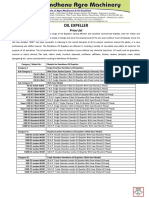 Single Chamber - Oil Expeller Complete Set - INR - 2017 - KAM PDF