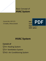 HVAC System: Basic Concept of