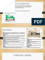 Lathe Design and Terminologies