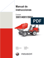 Manual Wacker Neuson Mod. 3001 Dumper 3000 KG PDF