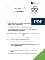 Las Matemáticas en Los Juegos Olímpicos - 1