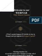 Welcome To Our Webinar: With: Roberto González