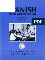Fsi SpanishProgrammaticCourse Volume1 Workbook
