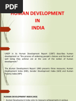 Human Development in India