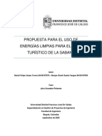Propuesta para El Uso de Energías Limpias para El Tren Turístico de La Sabana (1583) PDF