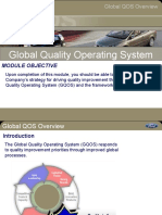 Global Quality Operating System: Module Objective