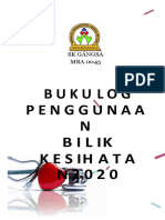 Kulit Buku Log Bilik Kesihatan