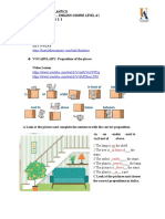 PAGE 34 - 35: On in Front of Under Next To Above in