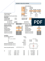 Design of Isolated Footing