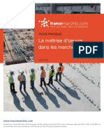 Maîtrise D'oeuvre Dans Les Marchés Publics (Ex Loi MOP)