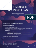 E-Commerce Business Plan by Slidesgo