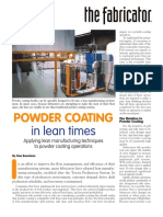 Powder Coating and Lean Manufacturing Articles