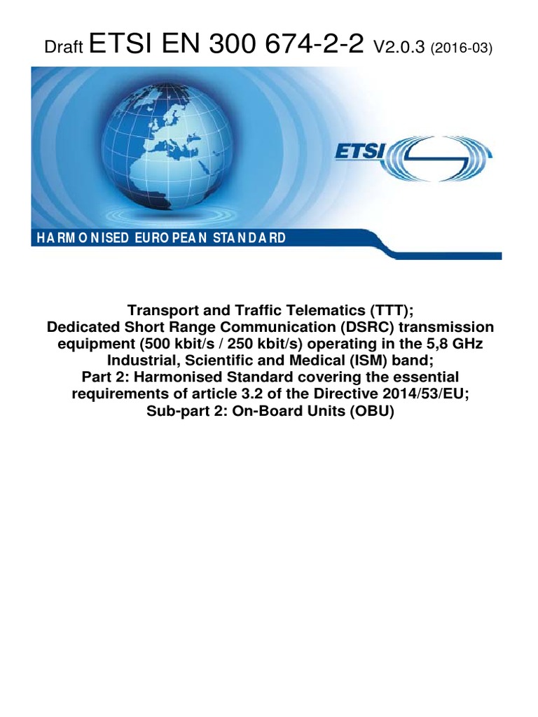 Etc en 300-674-2-2 | PDF | Antenna (Radio) | Polarization (Waves)