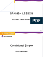 Spanish Lesson: Profesor: Karen Romero