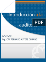 Introduccion A La Auditoria