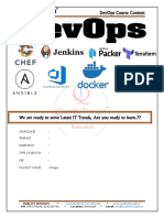 DevOps Course Content PDF