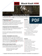 Hardware Security Module: Vault Independently Certified Vault
