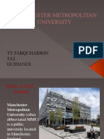 MANCHESTER METROPOLITAN Presentation