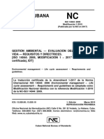 NC ISO 14044 2019 Gestión Ambiental Evaluación Del Ciclo de Vida Requisitos y Directrices.