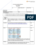 Licenciatura en Inglés y Bilingüismo Micro-Teaching: Lesson Plan