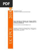 Teste Apercetivo de Roberts para Crianças (RATC) - Estudo de validação com crianças e adolescentes em Acolhimento Residencial