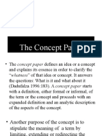 Concept Paper