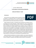 SSE - SECUNDARIA - Circular Técnica 1-2020