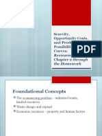 Reviewing Chapter 2 Concepts of Scarcity, Opportunity Costs and PPC Curves